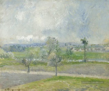  camille peintre - valhermeil près de l’oise effet de pluie 1881 Camille Pissarro